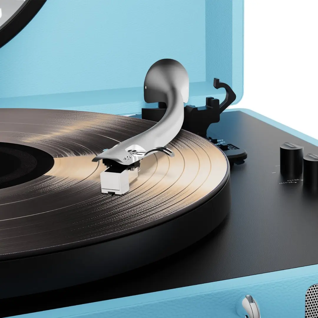 Mixx Revival 65 Platenspeler - Blauw - afbeelding 4 van 6