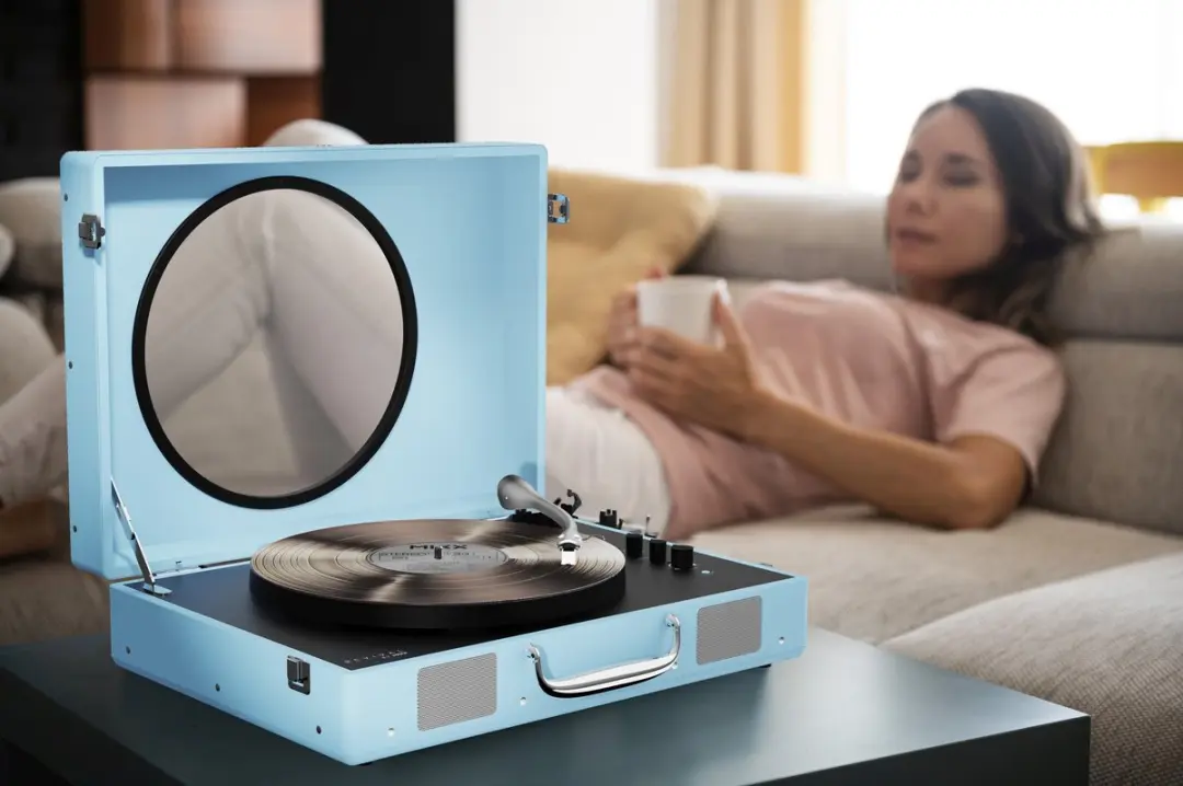 Mixx Revival 65 Platenspeler - Blauw - afbeelding 6 van 6