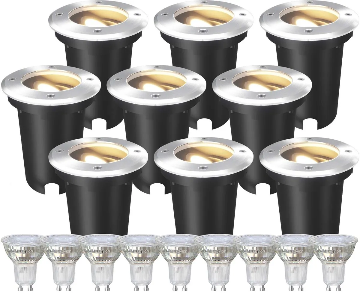 Ledvion 9X LED Grondspot 3W 2700K