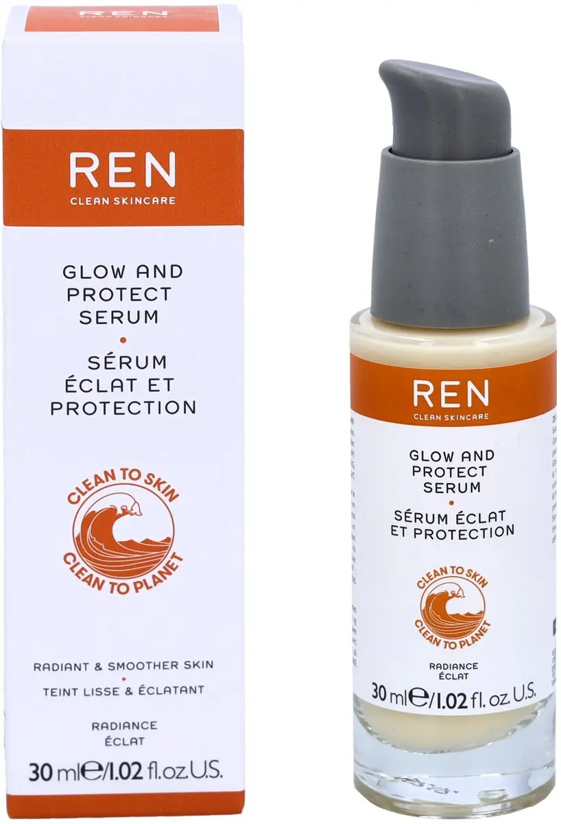 REN Radiance Glow & Protect Serum 30ml