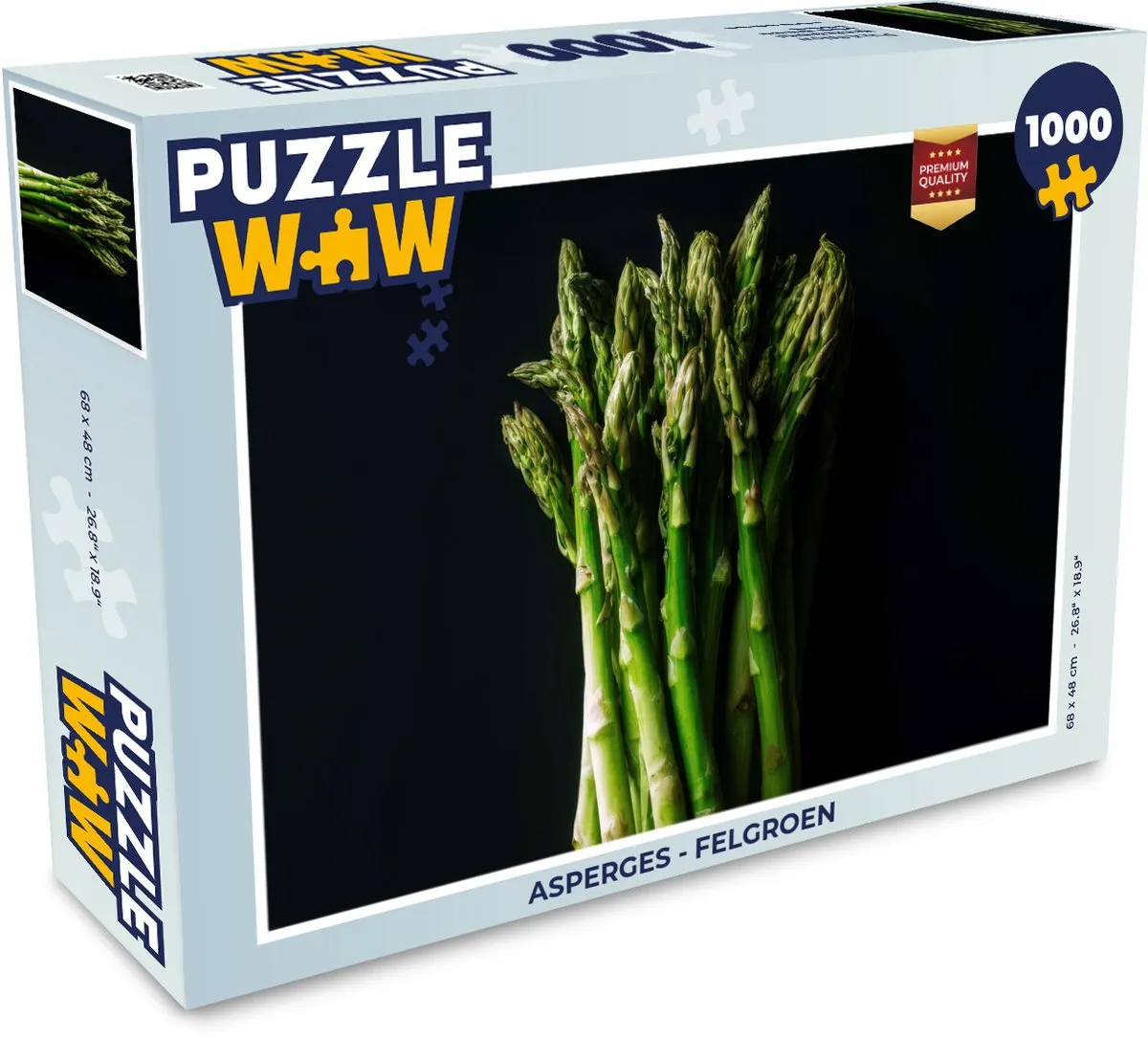PuzzleWow Asperges Legpuzzel 1000 Stuks