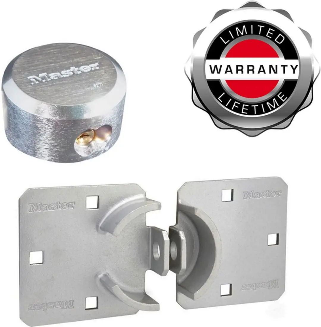 Master Lock Hang- en Overvalslot 55mm - Zilver - afbeelding 4 van 6