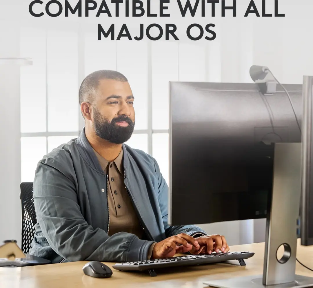 Logitech MK370 Combo for Business - Toetsenbord & Muis - AZERTY - Grafiet - afbeelding 4 van 6