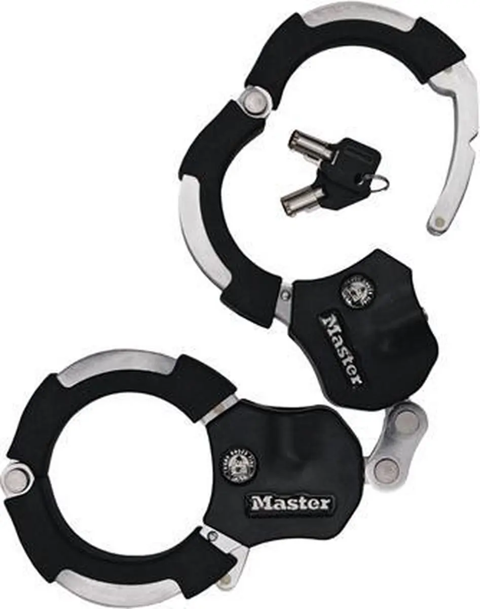 Masterlock 8200EURDPRO Street Cuff Slot - Zilver/Zwart - afbeelding 5 van 6