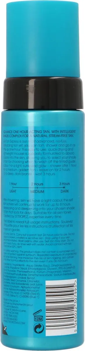 St. Tropez Self Tan Express Mousse 200ml - Medium