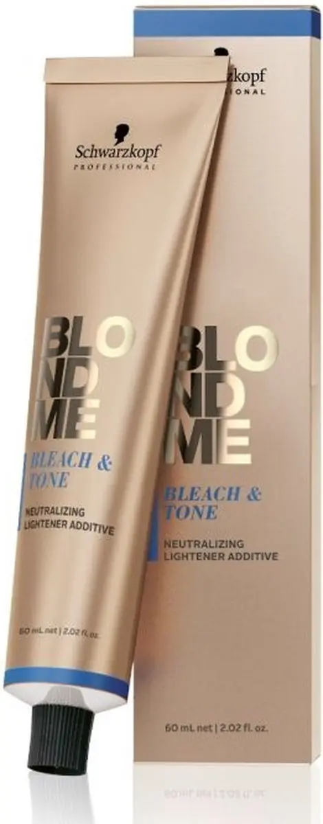 Schwarzkopf BlondMe Bleach & Tone Matt 60ml - Zwart