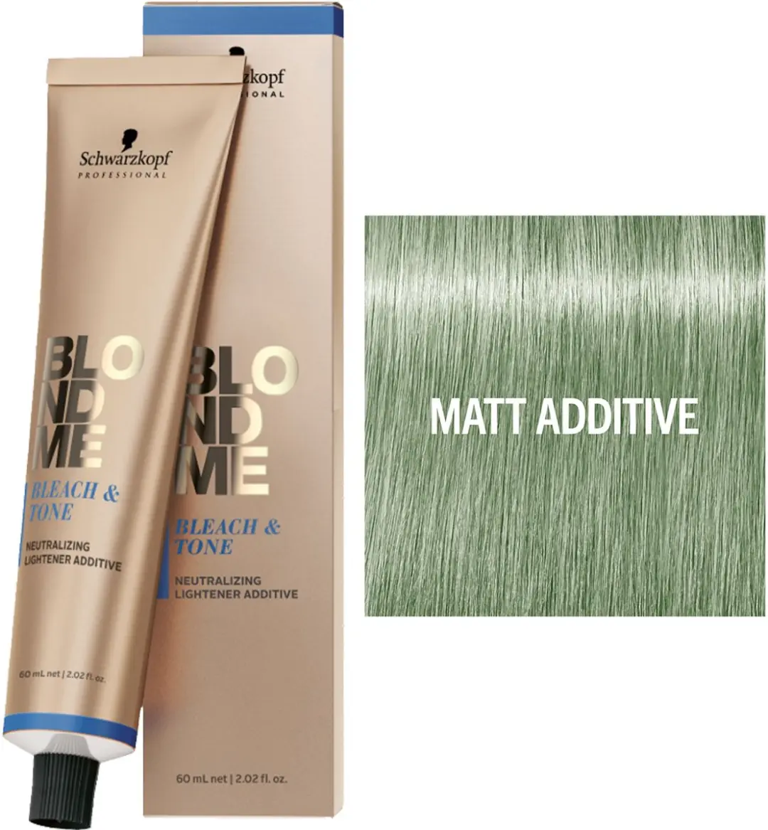 Schwarzkopf BlondMe Bleach & Tone Matt 60ml - Zwart