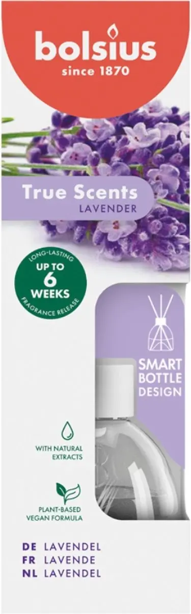 Bolsius True Scents Geurstokjes 60ml - Lavender - afbeelding 2 van 6