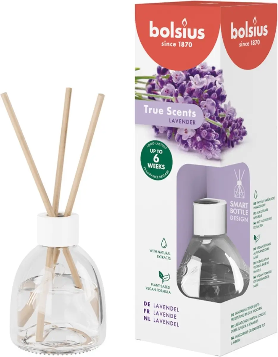 Bolsius True Scents Geurstokjes 60ml - Lavender - afbeelding 3 van 6