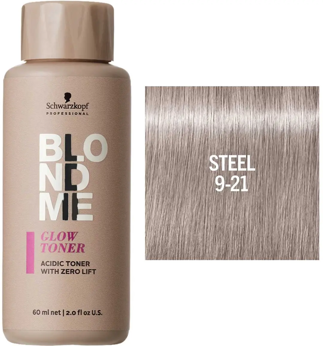 Schwarzkopf Professional Blond Me Glow Toner 9-21 Steel 60ml