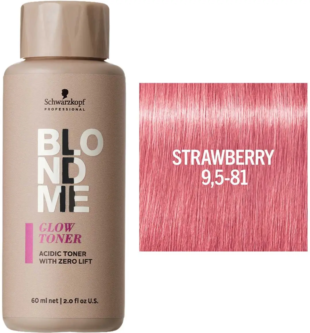 Schwarzkopf Blond Me Glow Toner 9.5-81 Aardbei 60ml