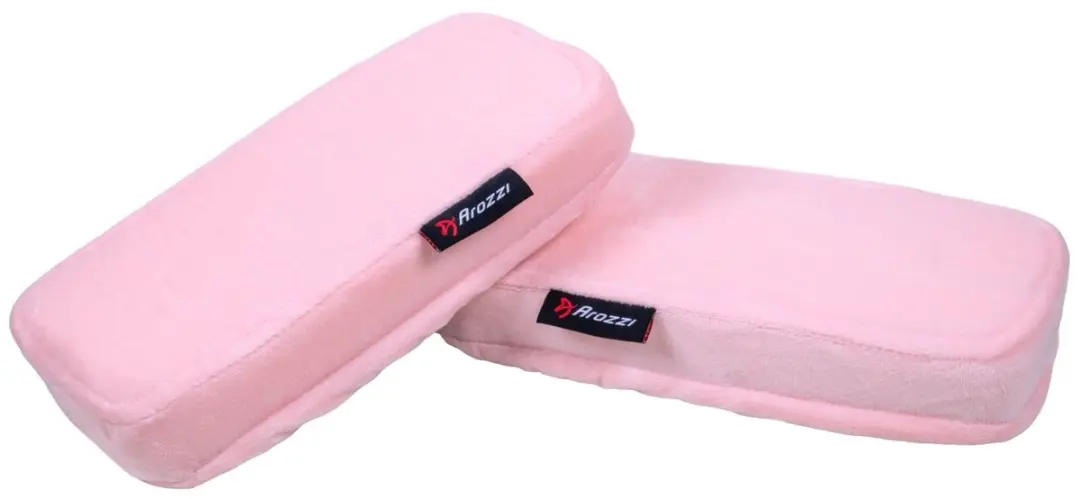 Arozzi Armleuningkussens Memory Foam Velvet Roze