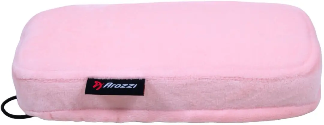 Arozzi Armleuningkussens Memory Foam Velvet Roze - 2 Stuks