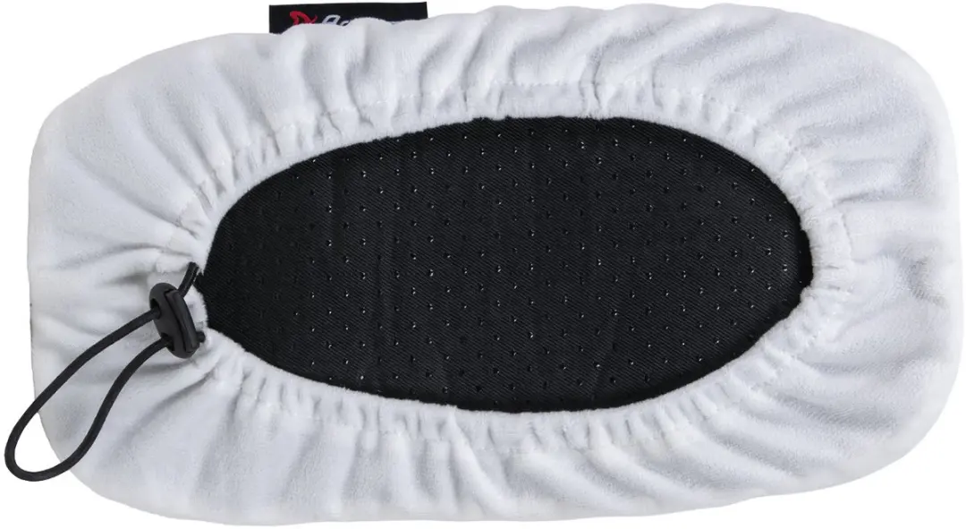 Arozzi Armleuningkussens Memory Foam Velvet Wit - 2 Stuks