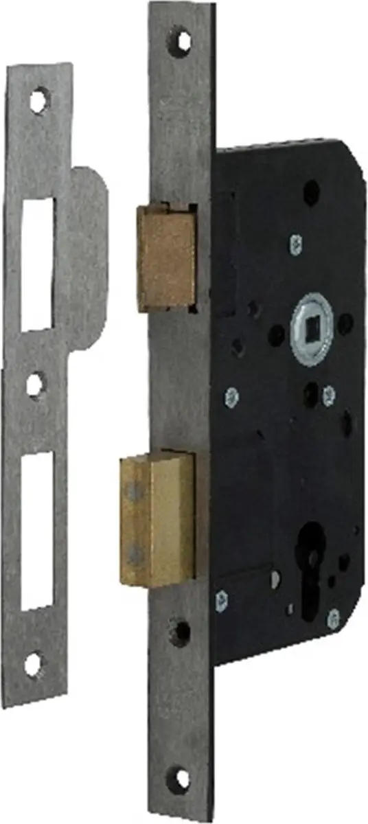 Nemef 4219 Insteekslot RVS geborsteld 60mm