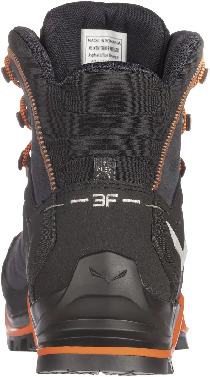 Salewa Mountain Trainer Mid Goretex - 44.5 Asphalt/Fluo Orange - afbeelding 4 van 6