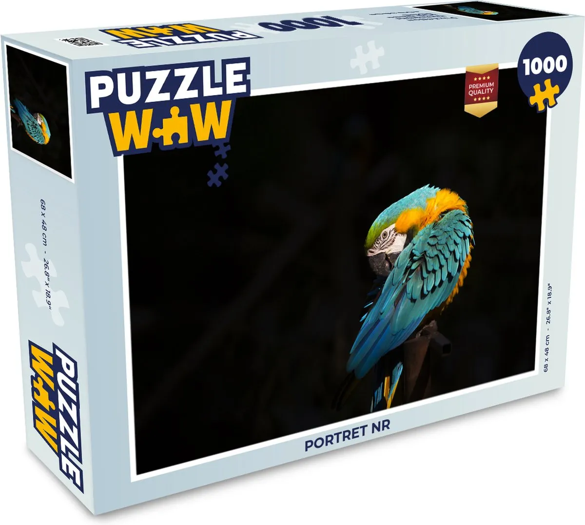 PuzzleWow Portret Legpuzzel 1000 Stuks