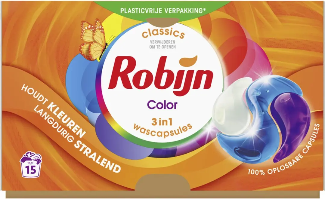Robijn Wascapsules Color 15 Stuks
