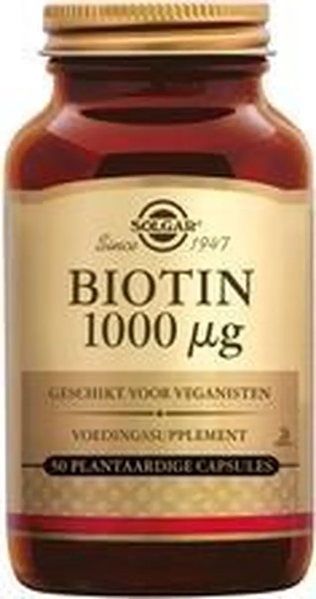 Solgar Biotine 1000 mcg - 50 Capsules