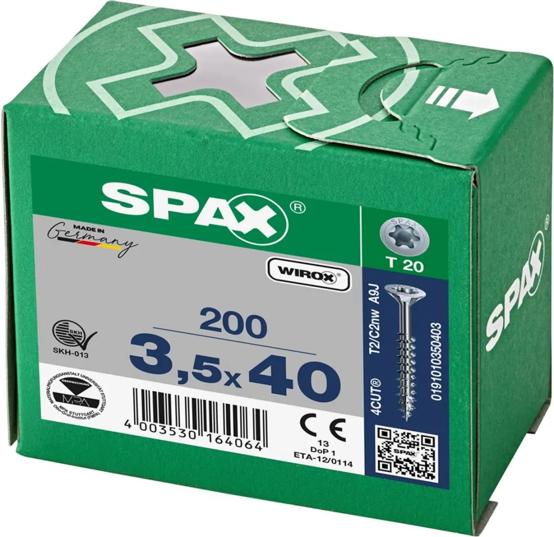 Spax Universele Schroef 3.5x40 T-STAR plus TX20 - 200 Stuks - afbeelding 5 van 6