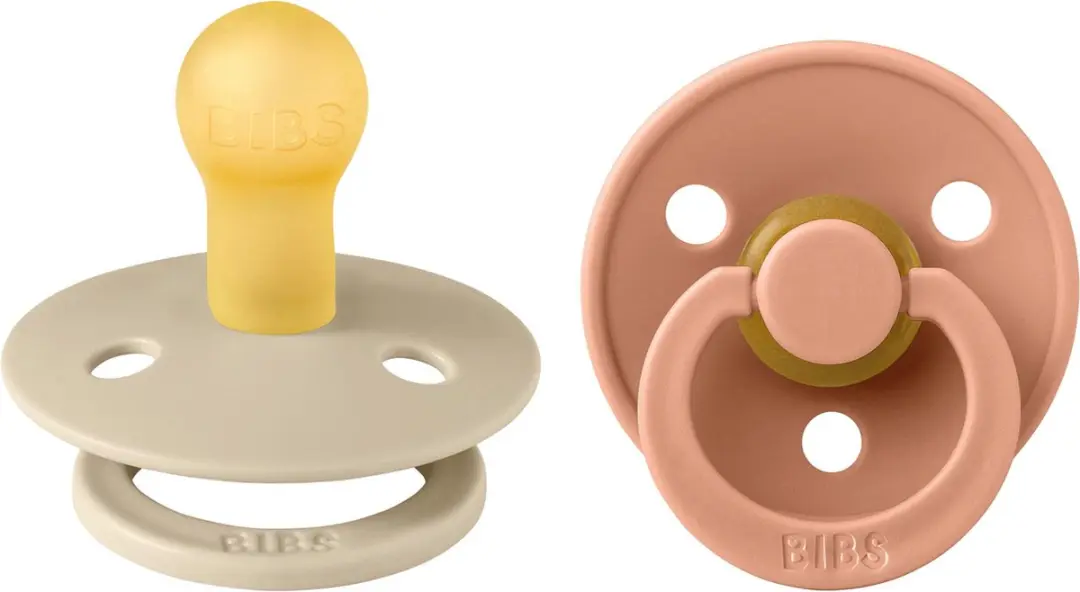 BIBS Fopspeen Stage 2 - 2 Stuks - Vanilla/Peach