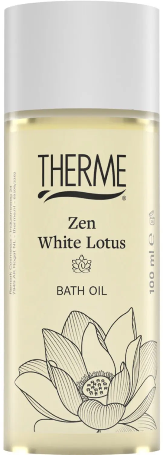 Therme Zen White Lotus Badolie 100ml - 6 Stuks