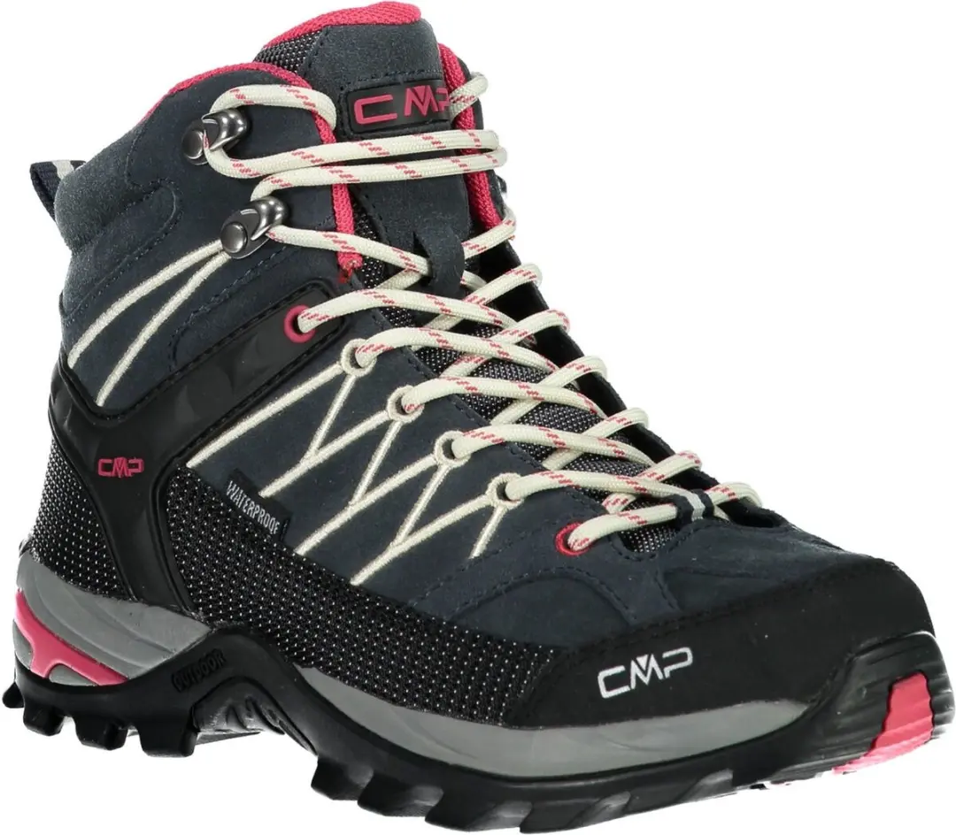 CMP Rigel Mid Wandelschoenen Dames - Antraciet/Rose - Maat 40 - afbeelding 3 van 6