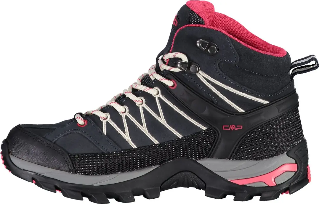 CMP Rigel Mid Wandelschoenen Dames - Antraciet/Rose - Maat 40 - afbeelding 2 van 6