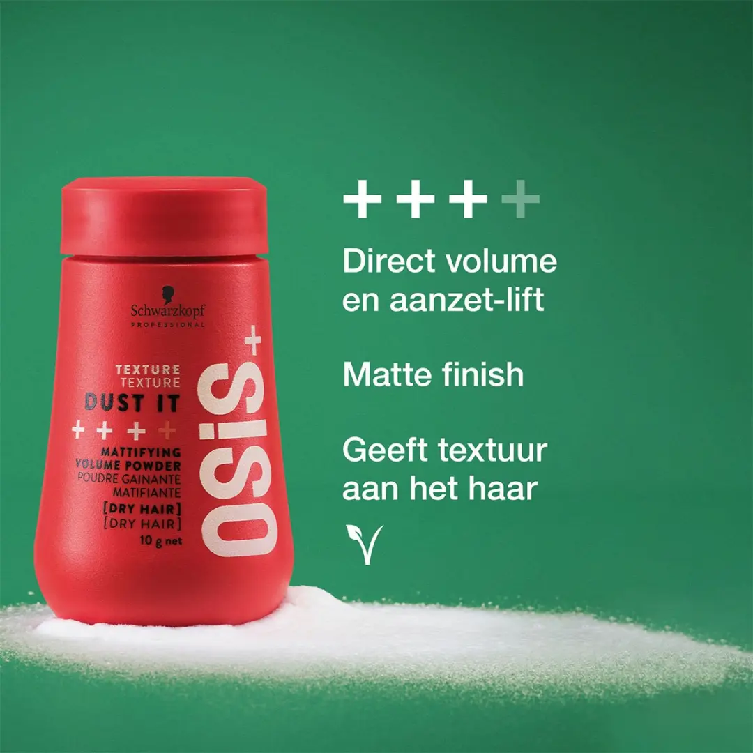 Schwarzkopf Professional Osis+ Dust It Volumepoeder 10g - Blond/Zwart/Bruin/Rood