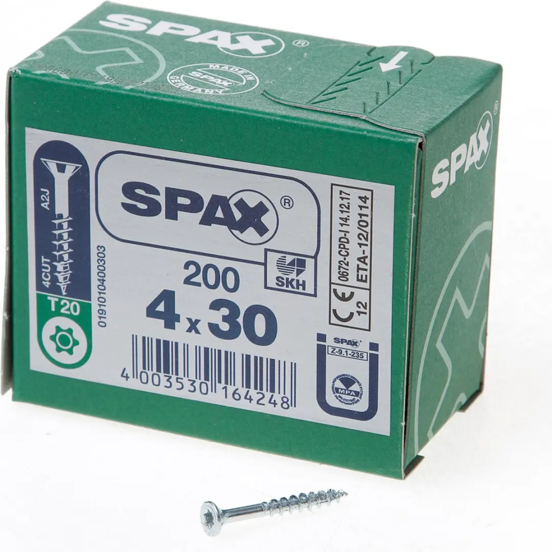 Spax Torx 20 Platkop Spaanplaatschroeven 4x30mm