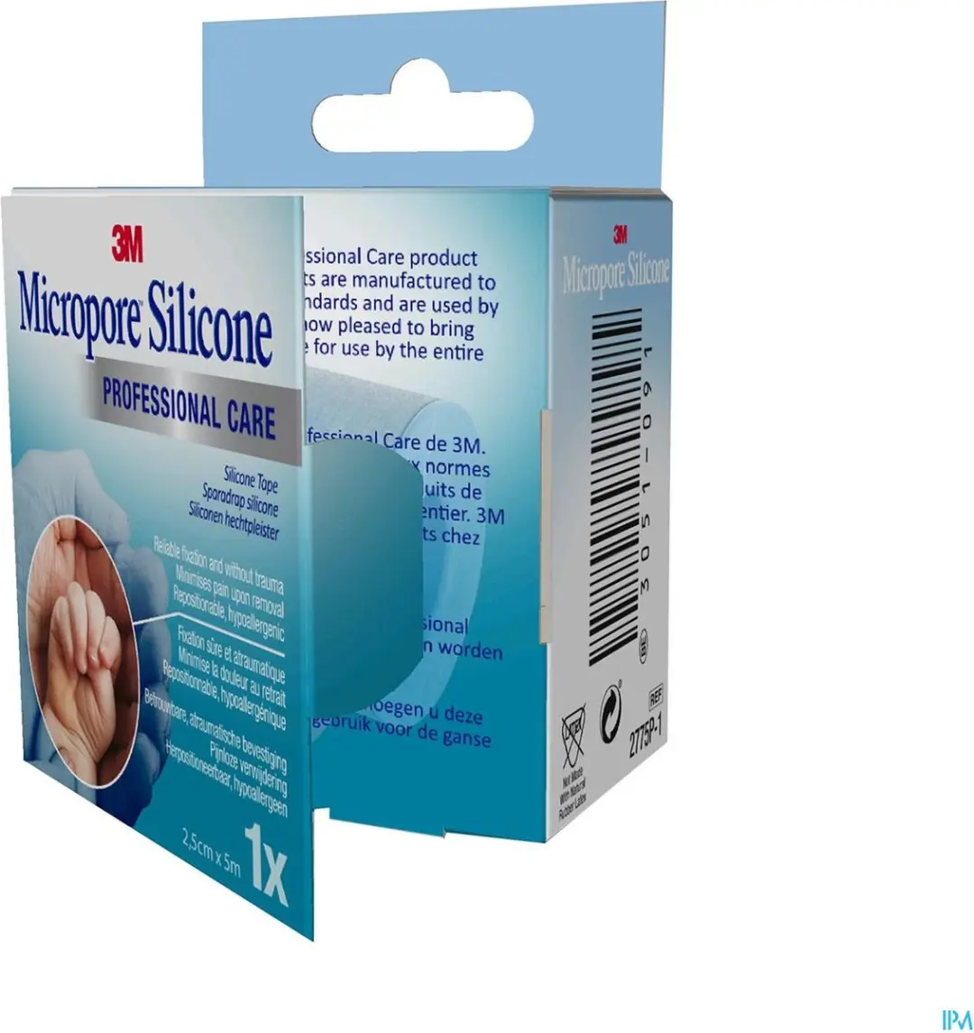 3M Nexcare Micropore Tape 2.5cm x 5m - Blauw - afbeelding 6 van 6