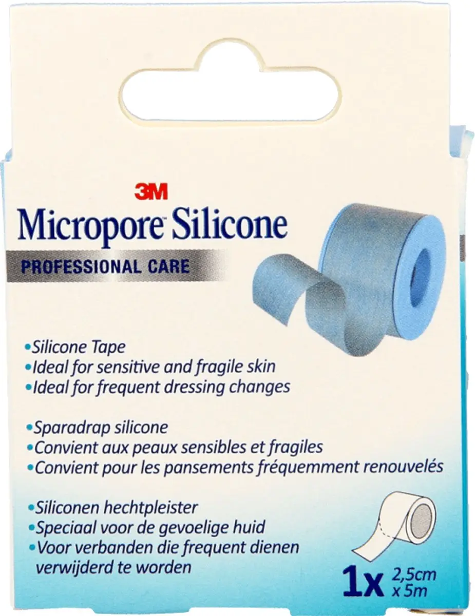 3M Nexcare Micropore Tape 2.5cm x 5m - Blauw - afbeelding 2 van 6