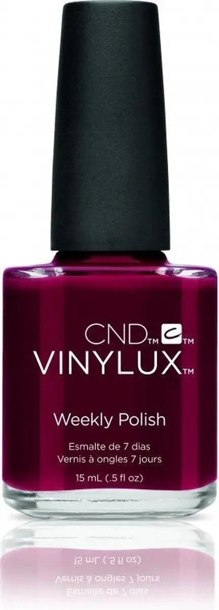 CND VINYLUX Nagellak Oxblood #222 - 15ml - afbeelding 2 van 2