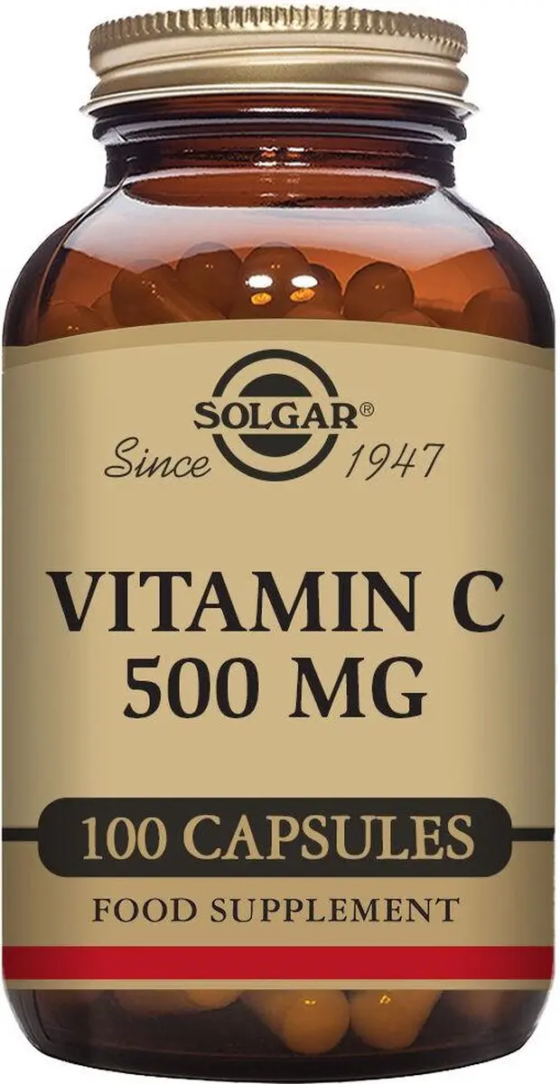 Solgar Vitamine C 500mg - 100 Capsules - afbeelding 3 van 3