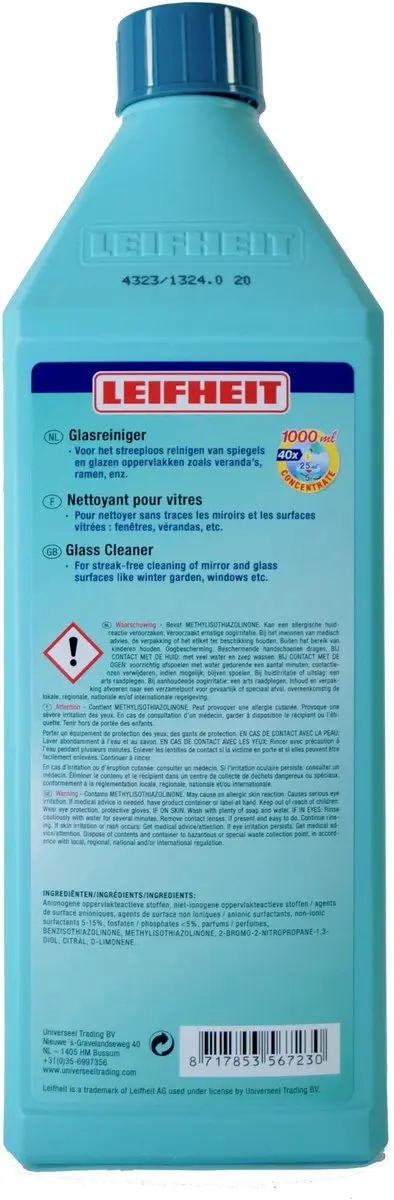 Leifheit Glasreiniger 1L - afbeelding 4 van 6