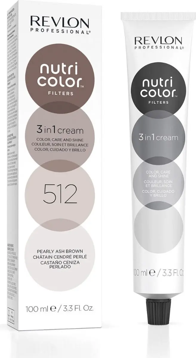 Revlon Nutri Color Filters 512 Pearly Ash Brown 100ml