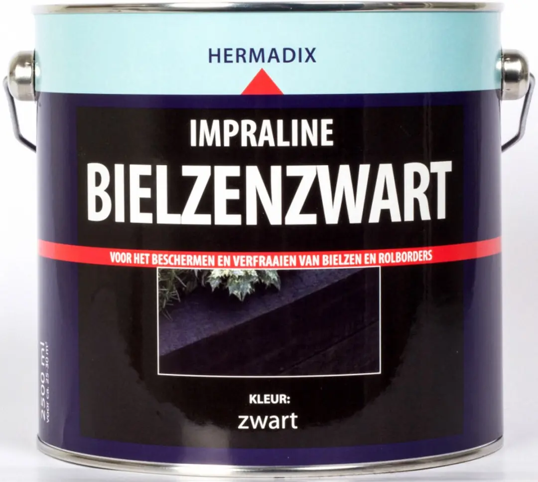 Hermadix Impraline Bielzenzwart 0,75L - Steigerhoutverf - afbeelding 3 van 3