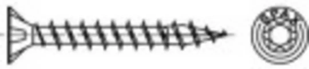 Spax Spaanplaatschroef Torx 4.5x60 Verzinkt - 100 Stuks - afbeelding 4 van 6