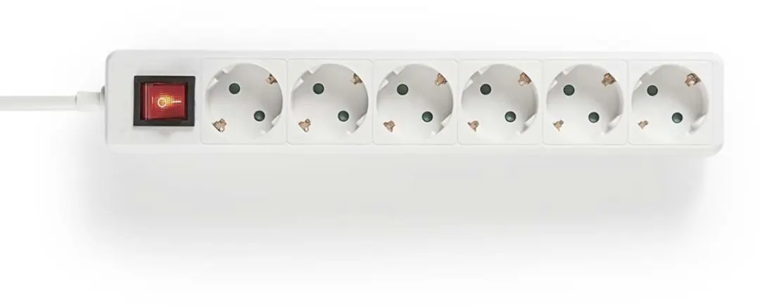Nedis Stekkerdoos 6-wegs 3680W