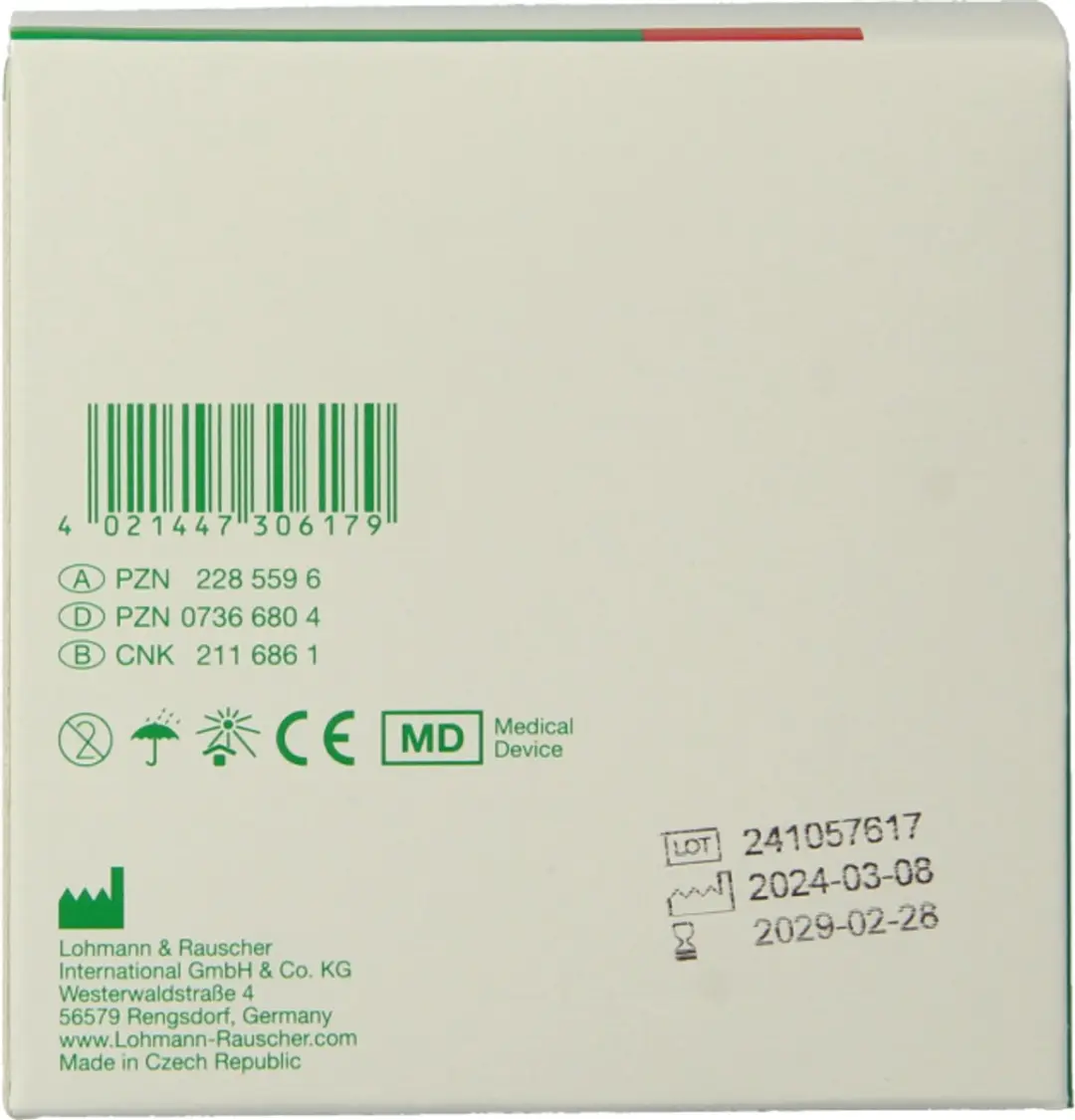 Lohmann & Rauscher Curaplast Sensitive Wondpleister 5m x 6cm - afbeelding 3 van 6