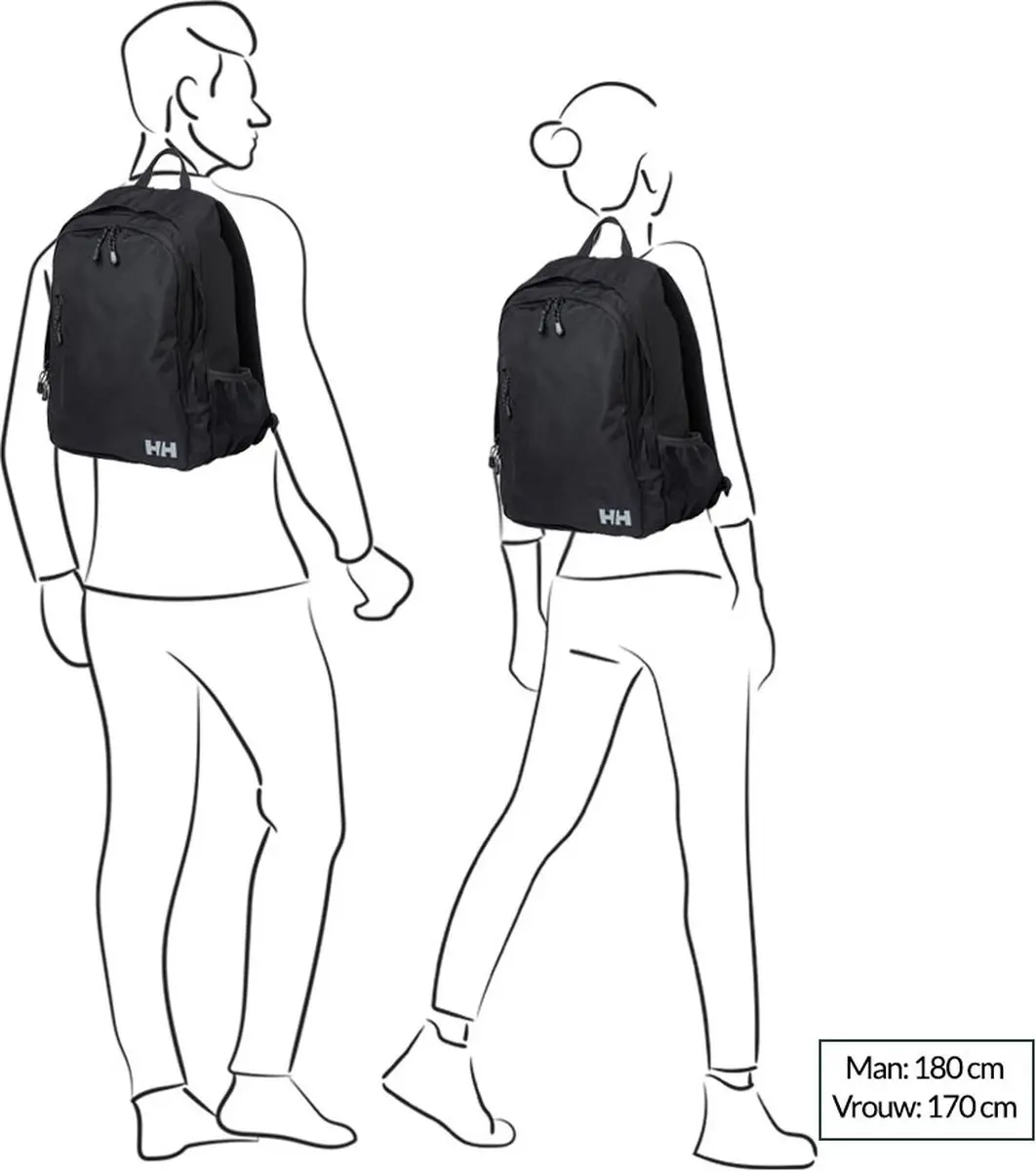Helly Hansen Dublin 2.0 Rugzak 33L - 4 Vakken - Zwart - afbeelding 3 van 5