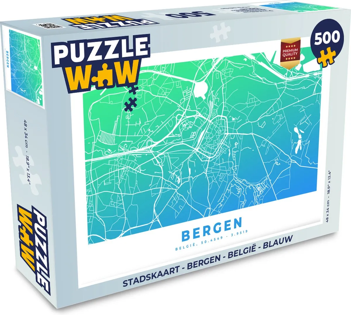 PuzzleWow Bergen Legpuzzel 500 Stuks