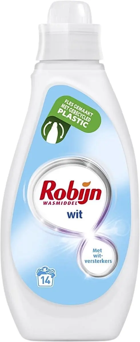 Robijn Vloeibaar Wasmiddel Wit 700ml - 14 Wasbeurten - afbeelding 2 van 3