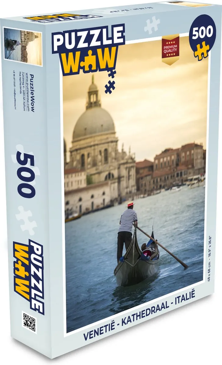 PuzzleWow Venetië Kathedraal Legpuzzel 500 Stuks