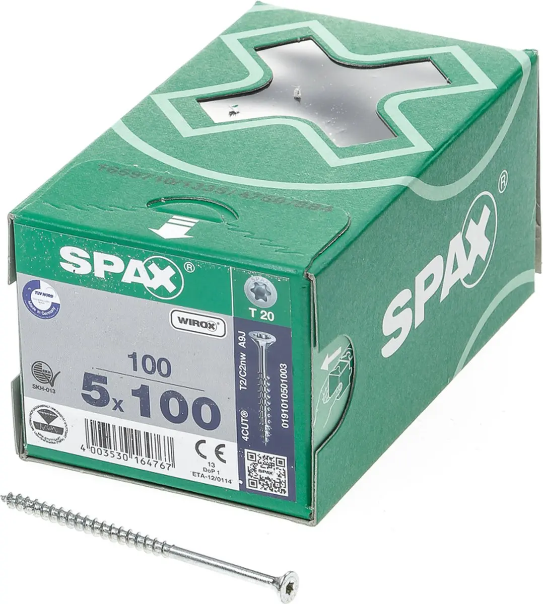 Spax Spaanplaatschroef Verzinkt Torx 5.0 x 100 - 100 Stuks - afbeelding 4 van 6