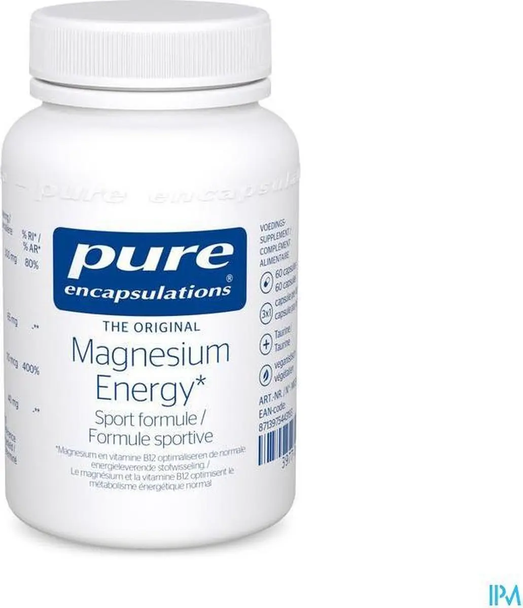 Pure Encapsulations Magnesium Energy 60 Capsules