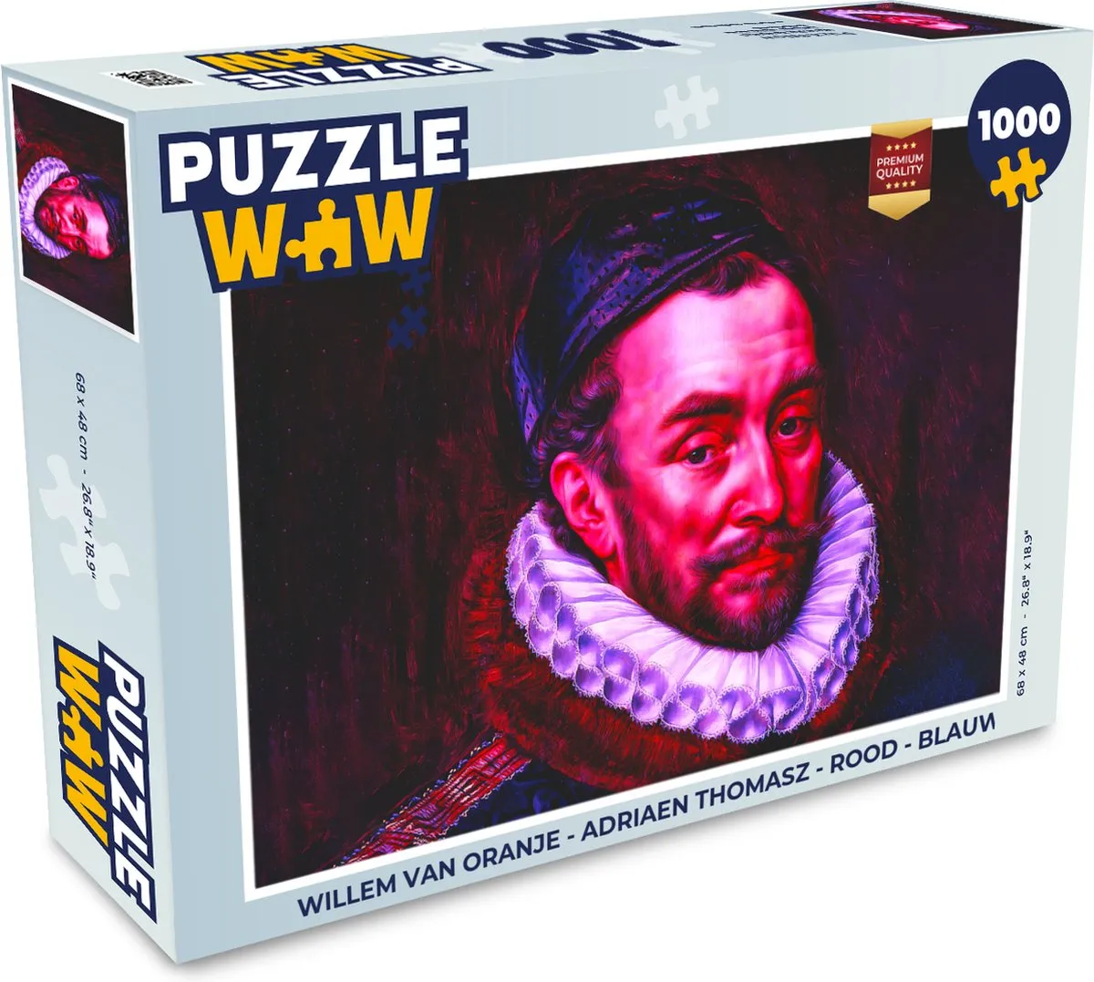 PuzzleWow Willem van Oranje Legpuzzel 1000 Stuks