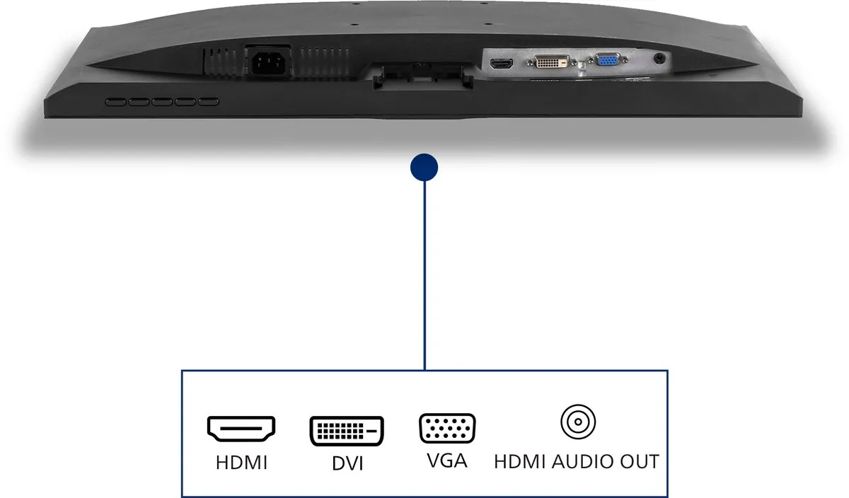 Philips 243V7QDSB Full HD Monitor 24 Inch