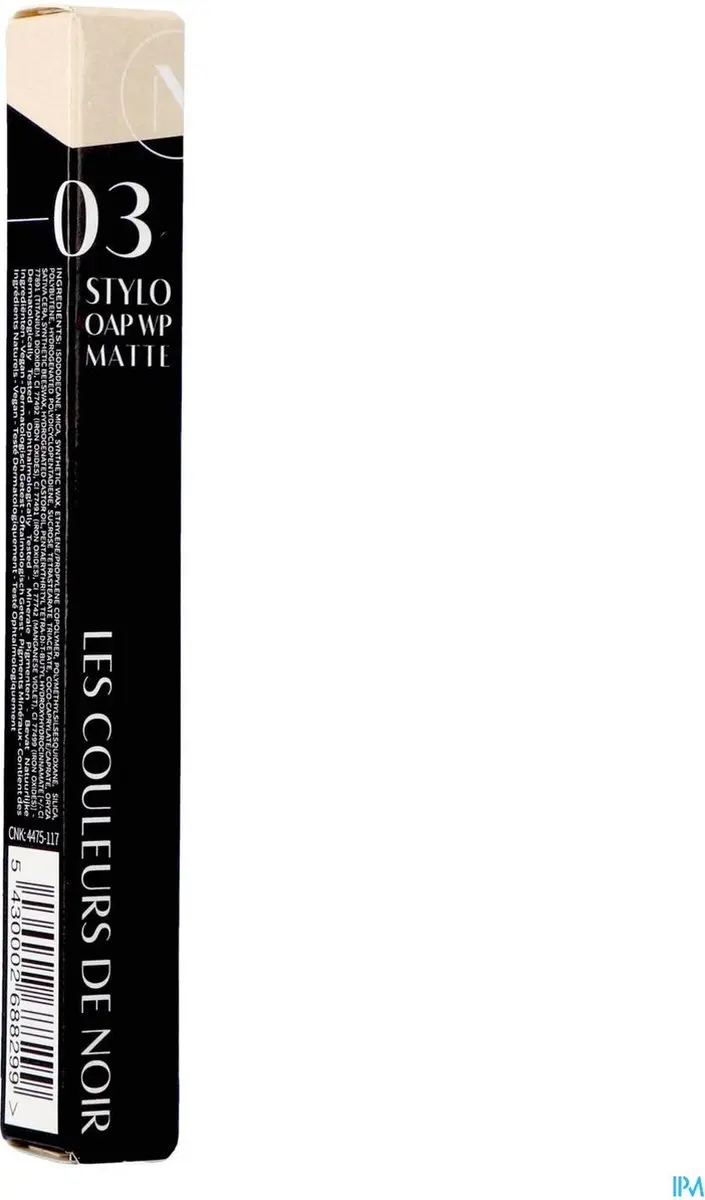 Les Couleurs de Noir OAP Eyeshadow Stick 03 Honey Brown-Matte