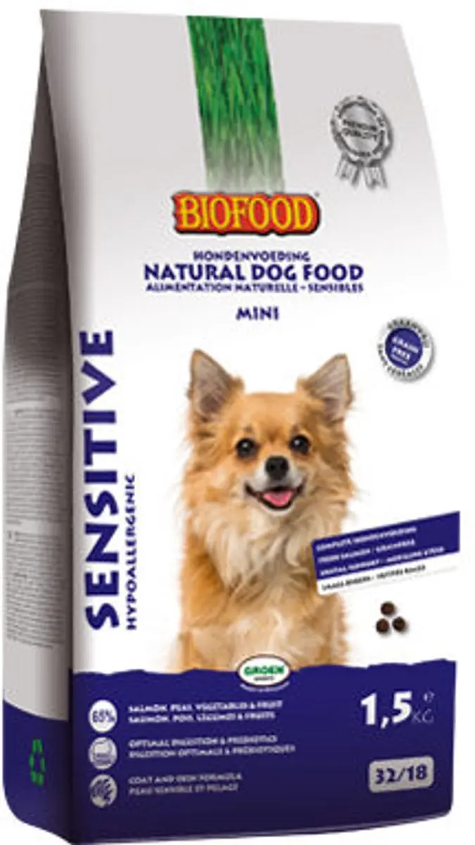 BF Petfood Biofood Sensitive Small Breed 1.5kg